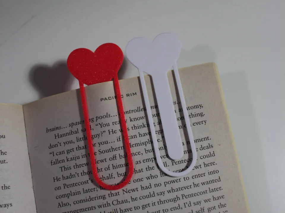 Valentine's Day Heart Bookmarks
